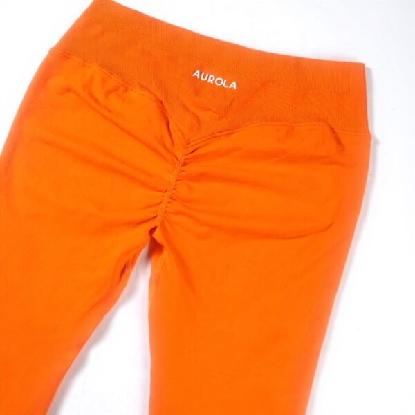 Aurolla Damen Leggings hohe Taille nahtlos Yoga Fitness
