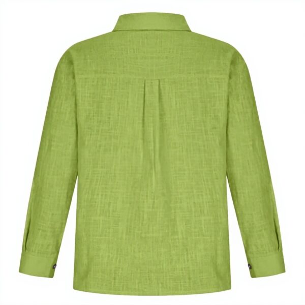 Blusen Damen SCBFDI Sommer Oversized Button Down Langärmelig