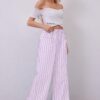 MISSACTIVER Damen Hose Baumwolle Weitbeinig Lounge Pants-1