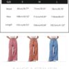 MISSACTIVER Damen Hose Baumwolle Weitbeinig Lounge Pants-4