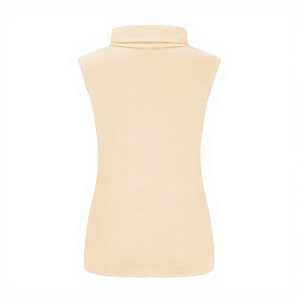 Rolli Top Damen Ydsxlp Rollkragen Ärmellos Stretch Slim Fit