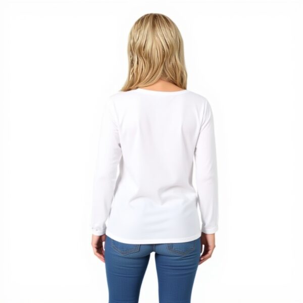 TOFOTL Bluse Damen 34 Arm V-Ausschnitt lässig modern