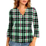 TOFOTL Bluse Damen 34 Arm V-Ausschnitt Frühlingsoutfits