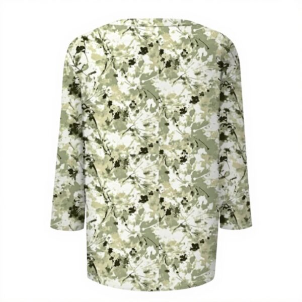 TOFOTL Bluse Damen 34 Arm V-Ausschnitt leicht atmungsaktiv