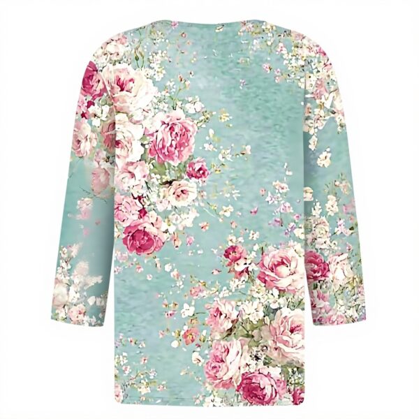 TOFOTL Bluse Damen 34 Arm V-Ausschnitt Country Herbstmode