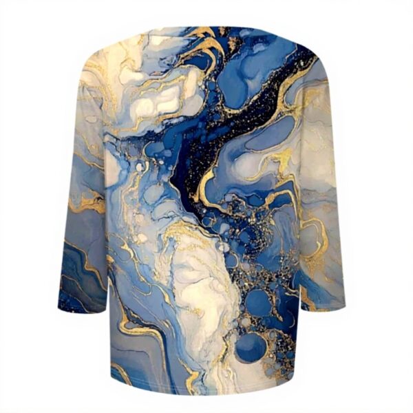 TOFOTL Bluse Damen 34 Arm V-Ausschnitt elegante Tunika