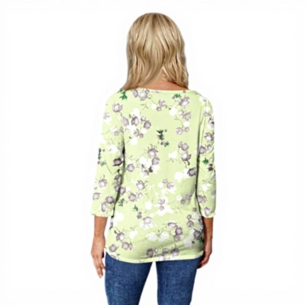 TOFOTL Bluse Damen 34 Arm V-Ausschnitt leicht Casual