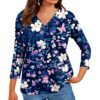 TOFOTL Bluse Damen 34 Arm V-Ausschnitt modern schick