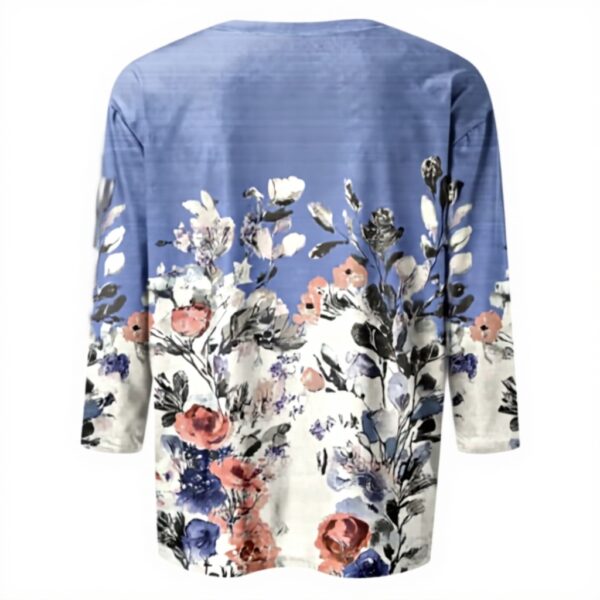 TOFOTL Bluse Damen 34 Arm V-Ausschnitt Sommermode Tunika