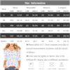 TOFOTL Bluse Damen 34 Arm V-Ausschnitt Sommer atmungsaktiv