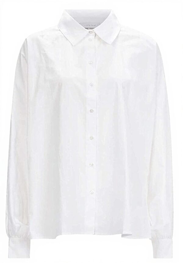 Rich Royal Bluse Organic Oversize Damen weiss Gr 38