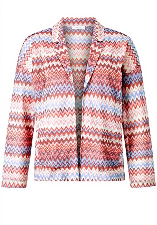 Blazer Damen Rich Royal Multicolor Langarm Mode