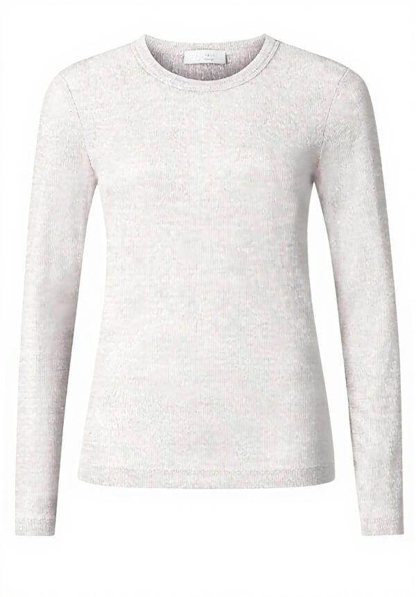 Rich Royal Damen Langarmshirt ECOVERO Rib Offwhite XL