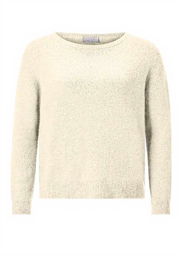 Damen Strickpullover Rich Royal Alpaka weich Crewneck