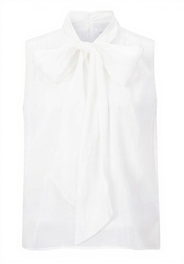 Rich Royal Bluse Damen Ärmellos Perle Weiß 40