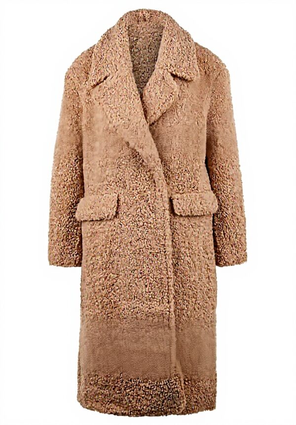 Rich Royal Damen Kunstfellmantel Weißbraun Größe 42