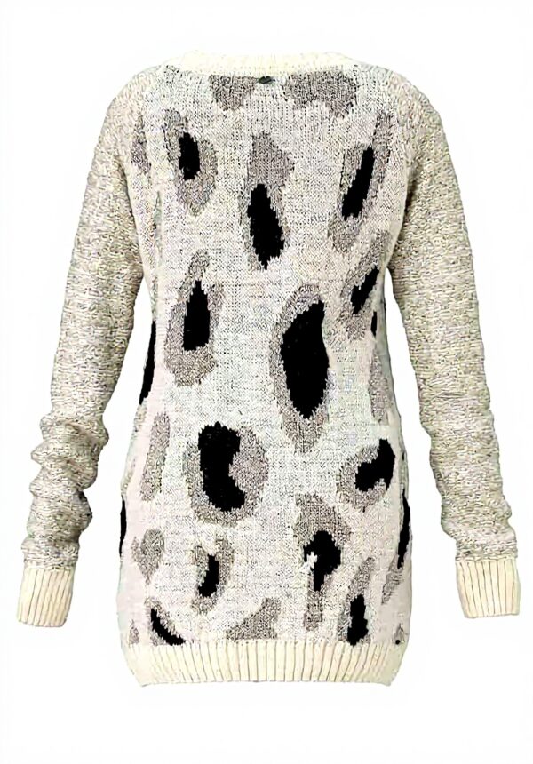 Rich&Royal Damen Pullover offwhite bunt Langarm Strick