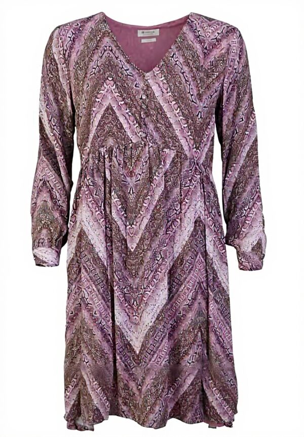 rich royal Kleid Rosa Langarm Damen Freizeit Groesse 38