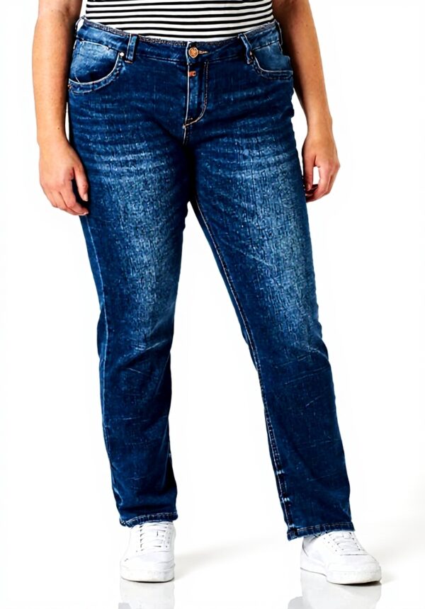 Damen Jeanshosen Timezone Slim MarahTZ Rich Royal Blue Wash
