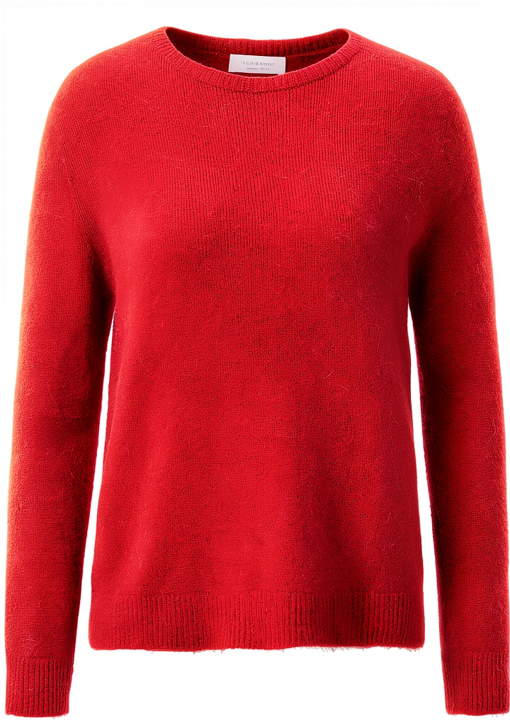 Rich Royal Strickpullover in legerer Silhouette an einer Frau