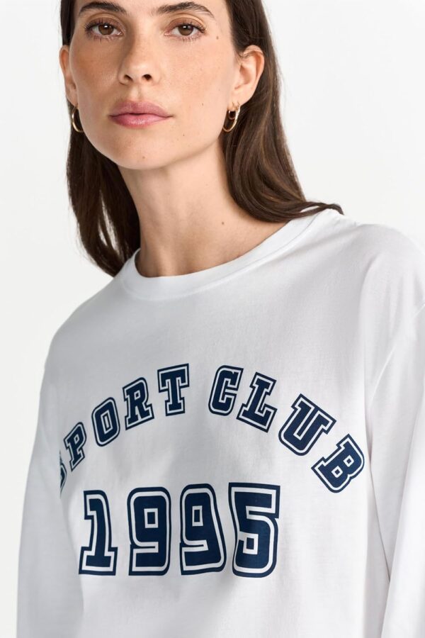 Rich Royal Damen Top Weiß Bequem Sportlich Alltag-2