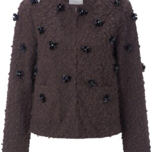 Rich Royal Bluse Damen Elegant Hochwertig Dark Chocolate-0