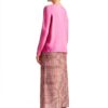 RICHROYAL Damen Kleid Rosa kastiger Schnitt nahtlos-4