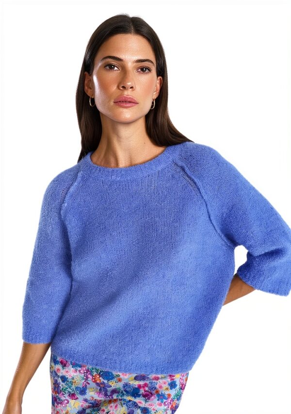 Damen Pullover Rich Royal eleganter Schnitt vielseitig-4