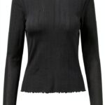 Bestseller Damen Langarm Top atmungsaktives Material-0