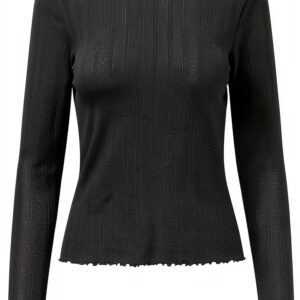 Bestseller Damen Langarm Top atmungsaktives Material-0