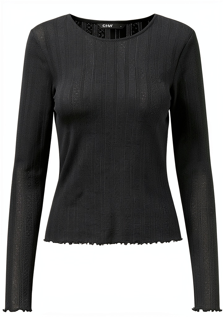 Bestseller Langarm Top in verschiedenen Farben auf einem neutralen Hintergrund