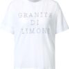 Damen T-Shirt Rich Royal Leicht Oversized Casual-0