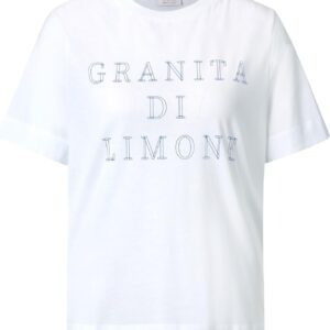 Damen T-Shirt Rich Royal Leicht Oversized Casual-0