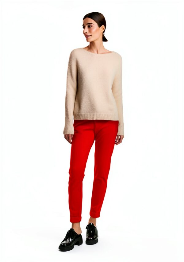Langarm Pullover Damen Rich Royal weicher Strick-1
