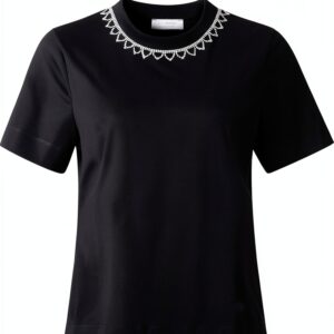 Bio Baumwolle T-Shirt Schwarz S nachhaltig weich-0