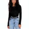 Bestseller Damen Langarm Top atmungsaktives Material-1