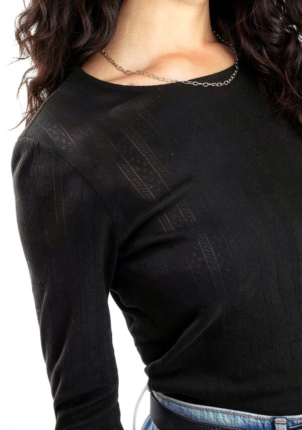 Bestseller Damen Langarm Top atmungsaktives Material-2