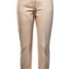 rich&royal Damen Chino Hose Beige Grün Knopf Reißverschluss-0