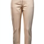 rich&royal Damen Chino Hose Beige Grün Knopf Reißverschluss-0