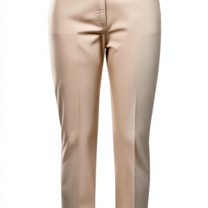 rich&royal Damen Chino Hose Beige Grün Knopf Reißverschluss-0