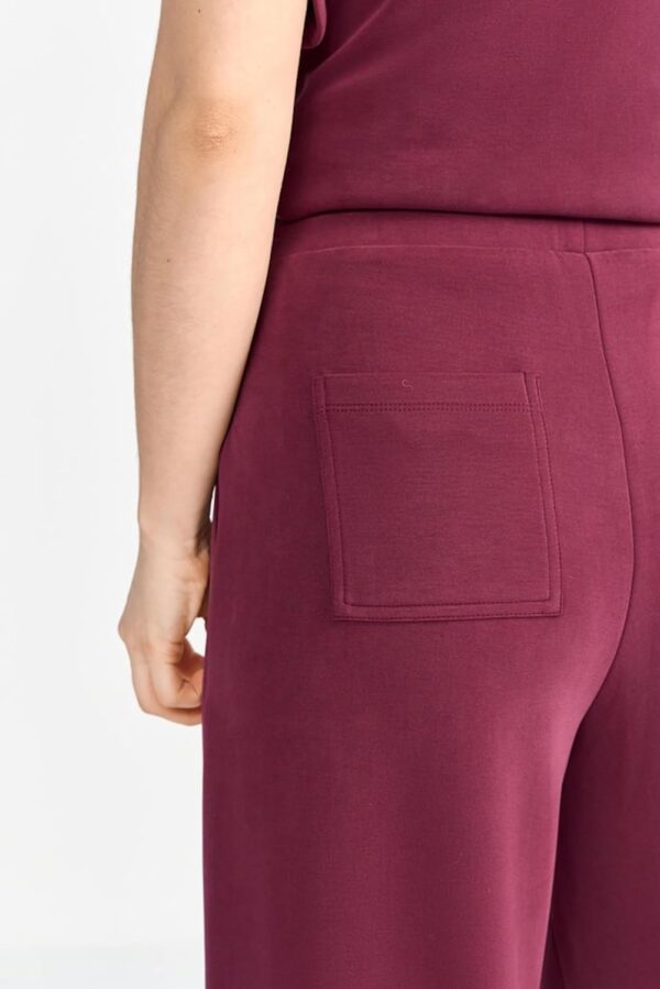 Jersey Culotte Damen RICHROYAL weich bequem Bordeaux-4