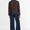 Rich Royal Bluse Damen Elegant Hochwertig Dark Chocolate-2