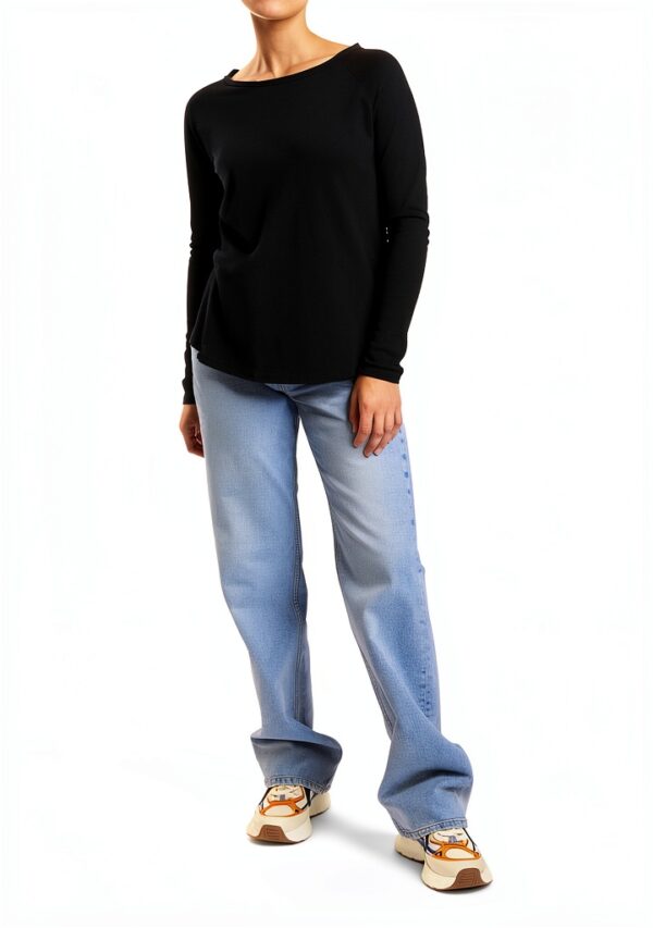 Rich Royal Damen Sweatshirt Langarm Baumwolle Komfort-1