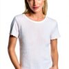 NOS EV Rib Shirt Damen T-Shirt Pull-On Handwäsche-3
