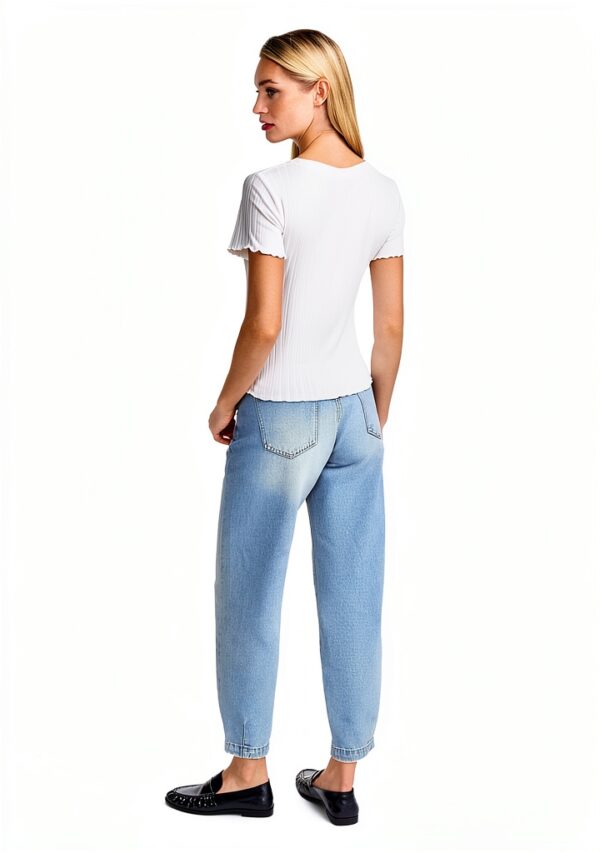 NOS EV Rib Shirt Damen T-Shirt Pull-On Handwäsche-2