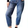 Rich Royal Damen Jeans Dunkelblau Denim Alltag-4