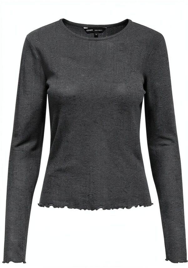 Bestseller Damen Bluse Langarm Rüschen Normal geschnitten-0