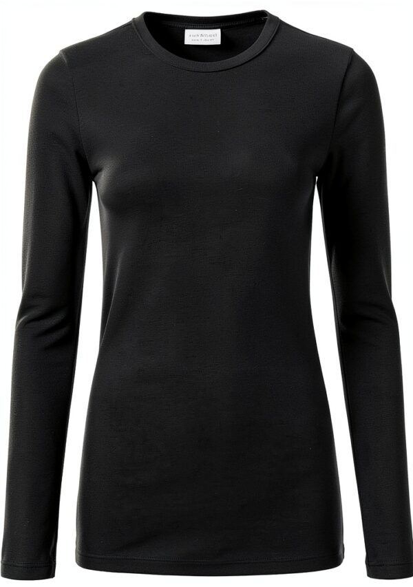 Rich Royal Damen Langarmshirt schwarz Sweatshirt L