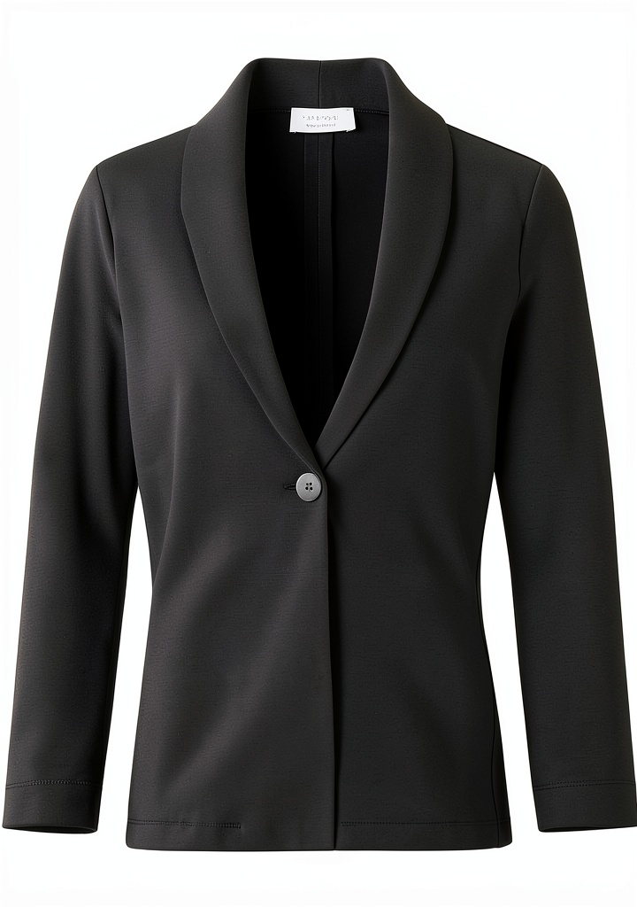 Rich&Royal Damen Blazer EcoVero Jersey Schwarz L im Business‑Umfeld