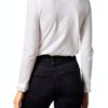 Rich Royal Damen Langarm Shirt Crew Neck Knopfverschluss-4
